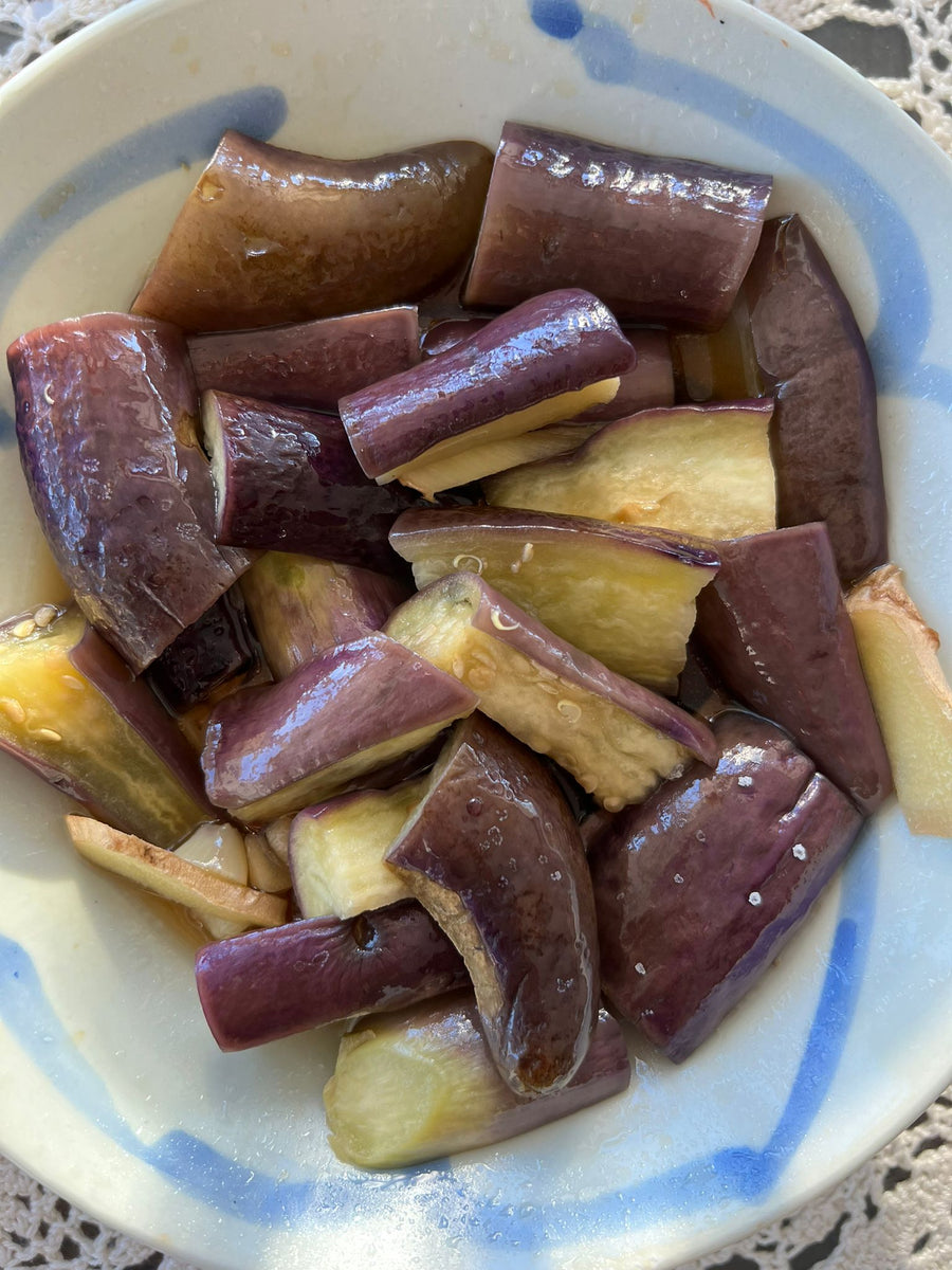 Steamed Eggplant Richmond GAIA Farm